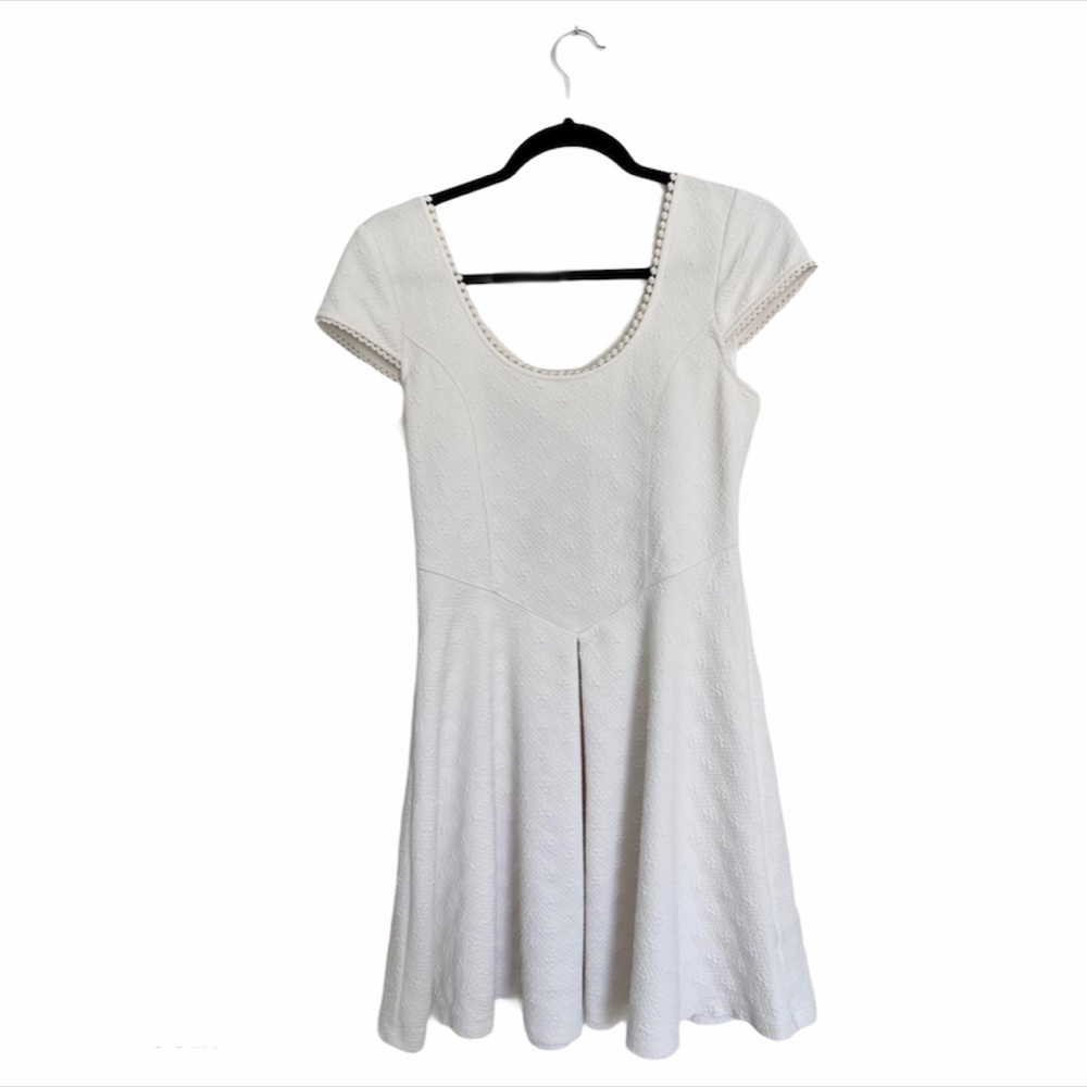 FREE PEOPLE Fit & Clare Criss Cross Low Back Dress